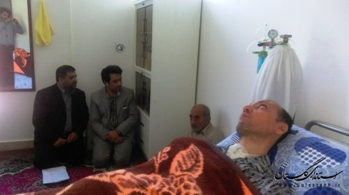 دیدار معاون فرماندار کردکوی با خانواده های جانبازان و ایثارگران شهرستان 