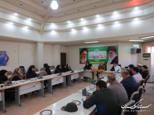 برگزاری دومین جلسه کارگروه بانوان و خانواده شهرستان آق قلا