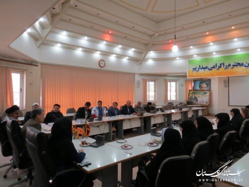 برگزاری دومین جلسه کارگروه بانوان و خانواده شهرستان آق قلا