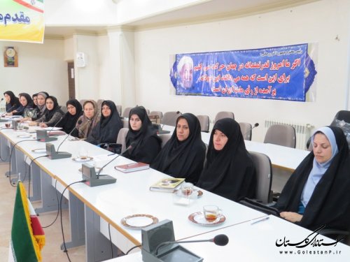 برگزاری دومین جلسه کارگروه بانوان و خانواده شهرستان آق قلا