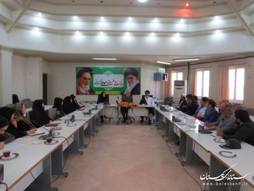 برگزاری دومین جلسه کارگروه بانوان و خانواده شهرستان آق قلا