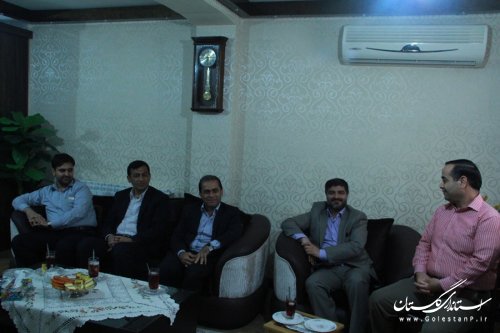 دیدار فرماندار گرگان با دو تن از آزادگان سرافراز