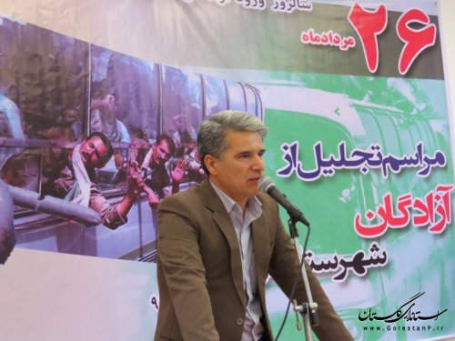 آزادگان با تعالیم دینی اسلام و رهبری حکیمانه امام راحل حماسه جاودانه از خود به یادگار گذاشتند
