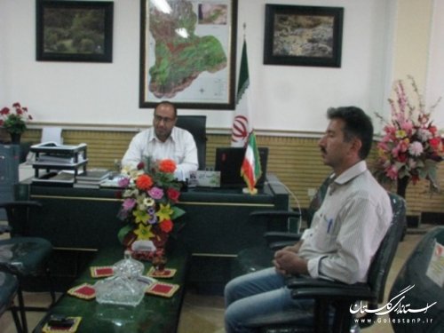 ملاقات هفتگی فرماندار شهرستان علی آباد کتول با شهروندان این شهرستان
