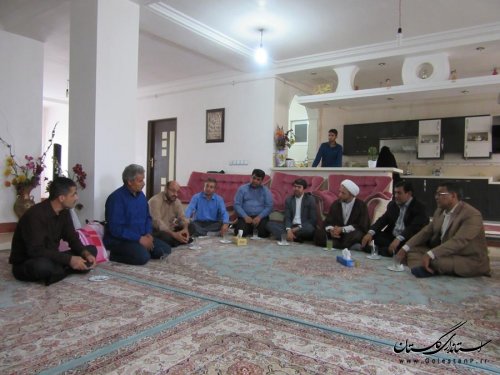 دیدار فرماندار کلاله با آزادگان سرافراز