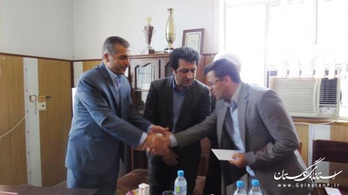 مراسم معارفه مدیر جدید اداره تعاون روستایی شهرستان کردکوی برگزار شد