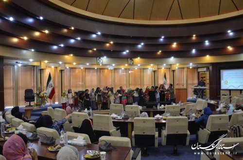 مراسم جشن میلاد حضرت معصومه(س) برای دختران پرسنل استانداری برگزارشد