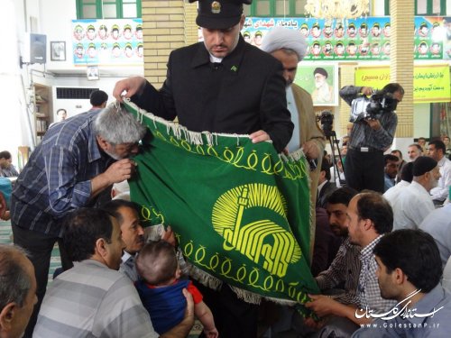 حضور کاروان زیر سایه خورشید در شهرستان رامیان