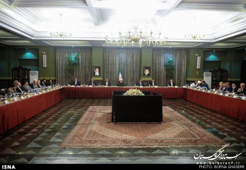 حضور استاندار گلستان در جلسه مشترک هیات دولت با استانداران