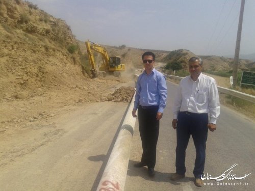 بازدید معاون فرماندار از پروژه گازرسانی به روستاهای بخش پیشکمر کلاله