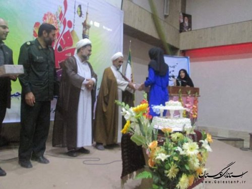 جشن میلاد حضرت معصومه (س) با حضور فرماندار گمیشان برگزار شد