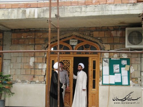 بازدید فرماندار کردکوی از پروژه در حال ساخت حوزه ی علیمه شهرستان