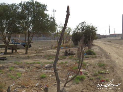 بازدید میدانی فرماندار شهرستان آق قلا از مراتع روستای یلمه سالیان