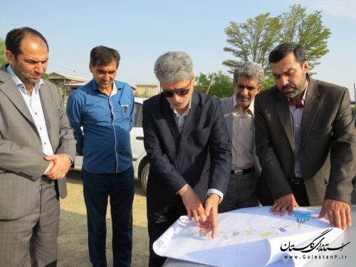 بازدید میدانی فرماندار شهرستان آق قلا از مراتع روستای یلمه سالیان