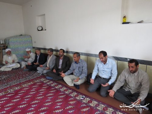 بازدید میدانی فرماندار شهرستان آق قلا از مراتع روستای یلمه سالیان