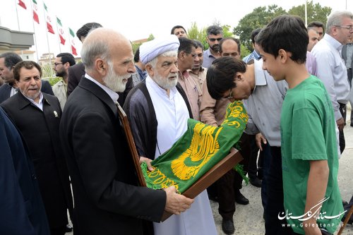 حضور خدام حرم مطهر رضوی در استانداری گلستان 
