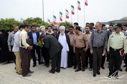 حضور خدام حرم مطهر رضوی در استانداری گلستان 
