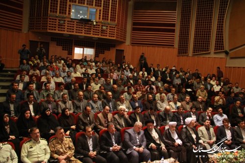 آیین افتتاح متمرکز 128پروژه عمرانی و اشتغالزایی شهرستان گرگان برگزار شد