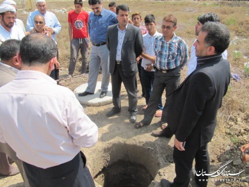 بازدید مدیرعامل آب و فاضلاب روستایی استان از روستاهای بدون آب شهرستان کلاله