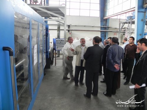 افتتاح کارگاه تولید پلی فرم در شهرک صنعتی مینودشت