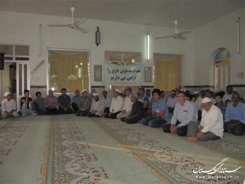 فرماندار ویژه گنبد کاووس با مردم روستای سارلی سفلی دیدار کرد