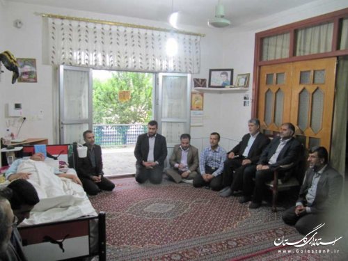 فرماندار بندرگز با خانواده شهید ربانی دیدار کرد