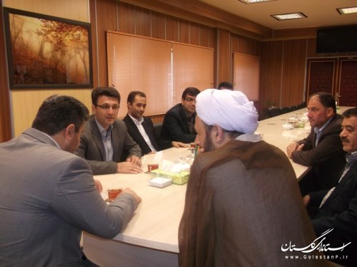 دیدار امام جمعه و اعضای شورای اسلامی شهر دلند با فرماندار رامیان