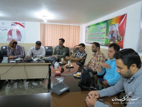 تشکیل جلسه کمیته ورزشکاران شهرستان گالیکش با حضور فرماندار