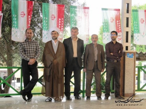 با حضور فرماندار و اعضای شورای اداری گلزار شهدای کردکوی غباررویی شد