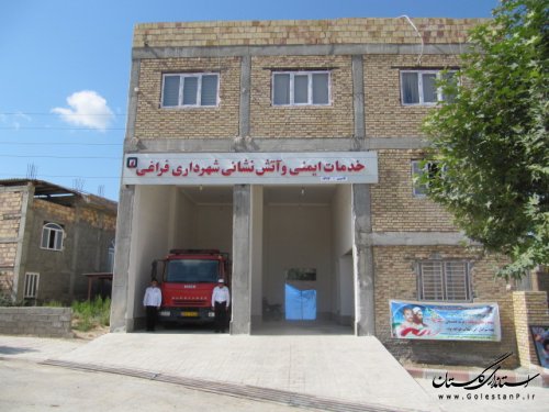 2 طرح عمرانی با حضور فرماندار کلاله در شهر فراغی به بهره برداری رسید