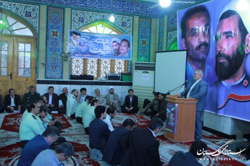 مراسم گرامیداشت شهیدان رجایی و باهنر در گرگان برگزار شد