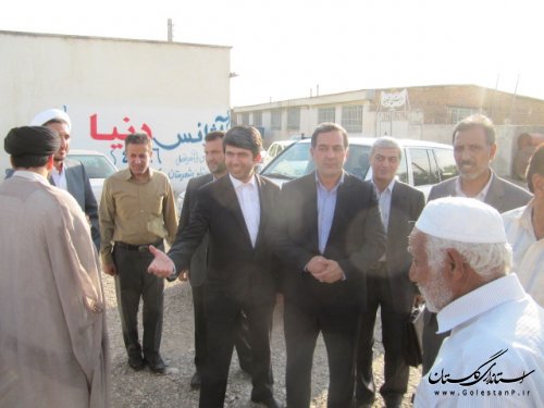 با حضور معاون استاندار یک باب خانه عالم در روستای حاج علی اسلامی کلاله افتتاح شد