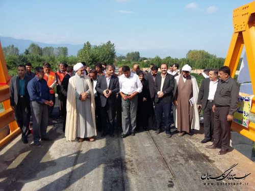 از چند پروژه عمرانی در بندرگز بهره برداری شد