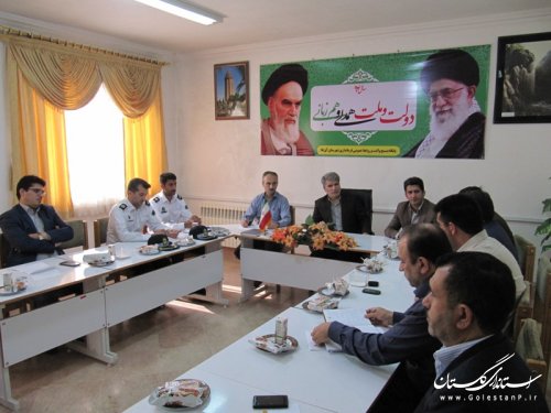 برگزاری دومین جلسه شورای ترافیک شهرستان آق قلا