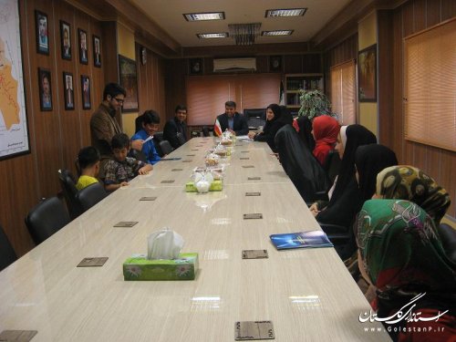 دیدار نمايندگان اعضاي مركز فرهنگي هنري راميان با فرماندار و شهردار اين شهرستان
