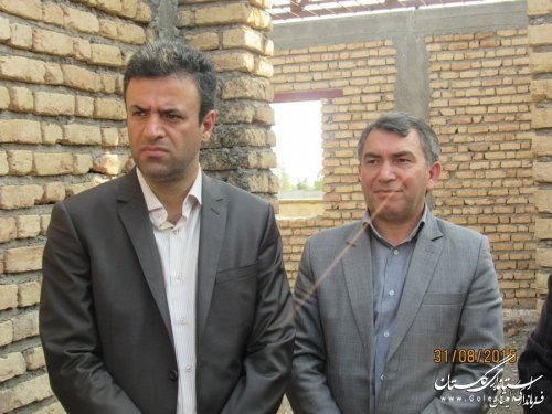 بازدید رئیس سازمان مدیریت وبرنامه ریزی استان از پروژه های شهرستان گمیشان