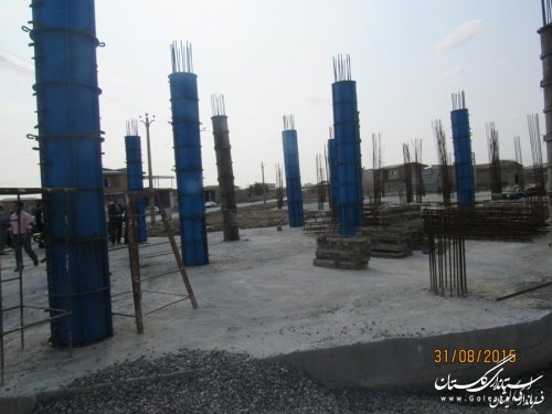 بازدید رئیس سازمان مدیریت وبرنامه ریزی استان از پروژه های شهرستان گمیشان