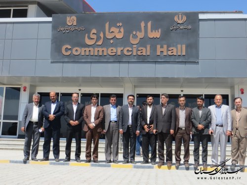 بازديد مشترک مدیر کل حمل و نقل و دفتر اقتصادی استانداری از پایانه مرزی لطف آباد