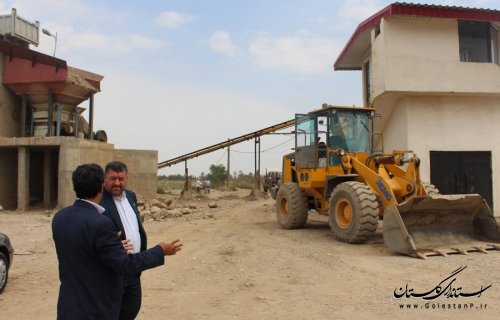 بازدید فرماندار آزادشهر از پروژهای عمرانی شهرداری نگین شهر