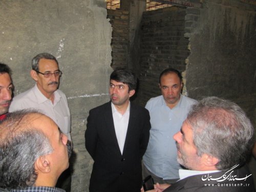 بازدید معاون دانشگاه علوم پزشکی استان از فاز 2 بیمارستان کلاله