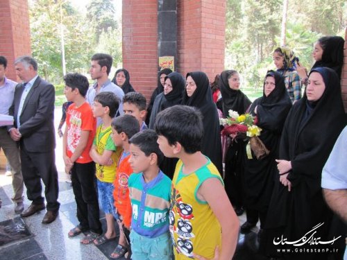 استقبال ازکاراته کار قهرمان علي آبادكتول در مسابقات جهانی کاراته