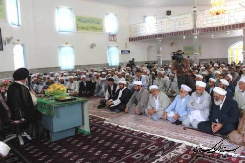 مراسم عمامه گذاری طلاب حوزه علمیه عرفانی مراوه تپه با حضور آیت الله نورمفیدی