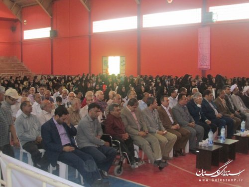 برگزاری جشن ازدواج آسمانی و کارگاه آموزشی ویژه زوج های جوان در شهرستان رامیان