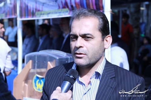 حضور فرماندار مرکز استان در جشن عاطفه ها