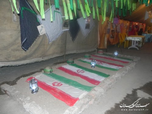 چهلمین روز شهدای غواص و یادواره شهدا در مینودشت برگزار شد 