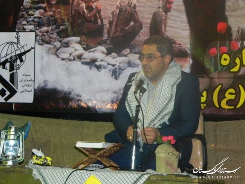 چهلمین روز شهدای غواص و یادواره شهدا در مینودشت برگزار شد 