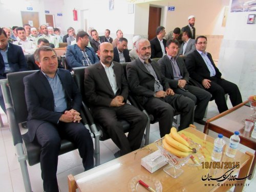 آیین تکریم و معارفه دادستان شهرستان گمیشان برگزارشد