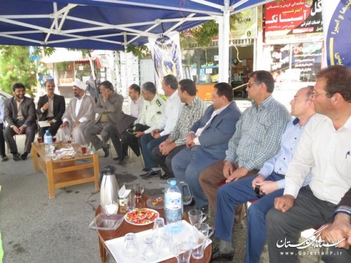 حضور مسئولین شهرستان ترکمن در جشن عاطفه ها