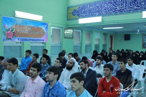 حضور فرماندار گرگان در مراسم آغاز سال تحصیلی 95-94جامعه المصطفی