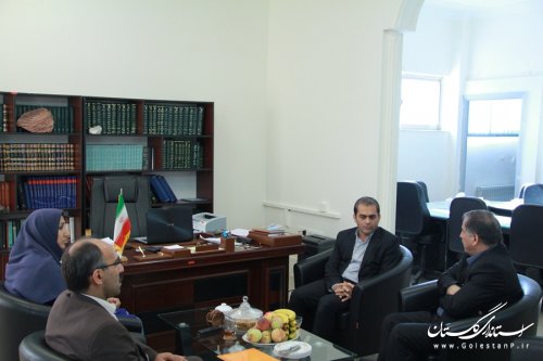 دیدار شهردار گرگان با فرماندار مرکز استان